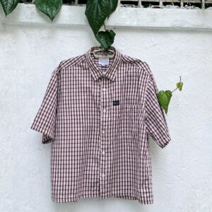 Vintage Checked Crop Shirt