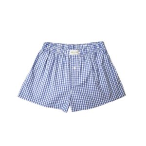 Vintage Checked Boxer - Blue