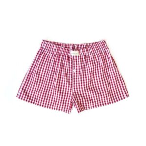 Vintage Checked Boxer - Red