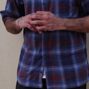 Vintage checked shirt - Blue