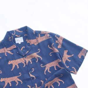 Animal Printed Shirt - Blue