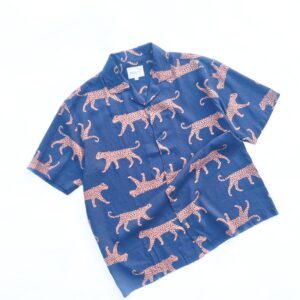 Animal Printed Shirt - Blue