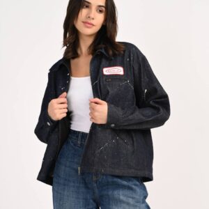 DENIM CROP JACKET