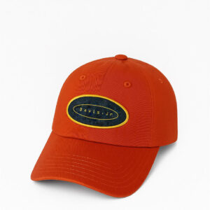 Embroidery orange cap