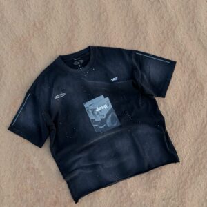 Customised jeep printed tee