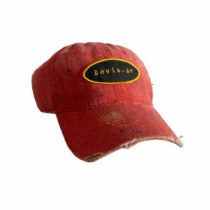 Distressed Orange Cap