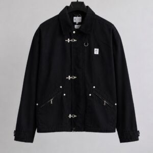 Black utility jacket