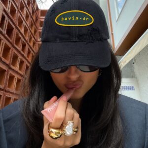 Archive Distressed Cap – Black