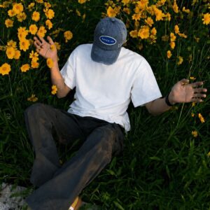Distressed Blue Cap